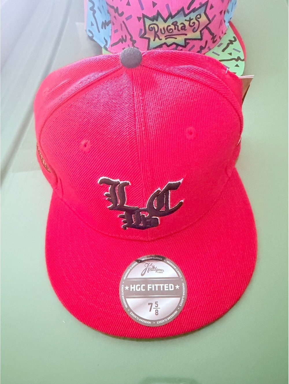 LOUISVILLE BLACK CAPS FITTED SIZE 7-5/8 By HEADGEAR CLASSICS REG $45